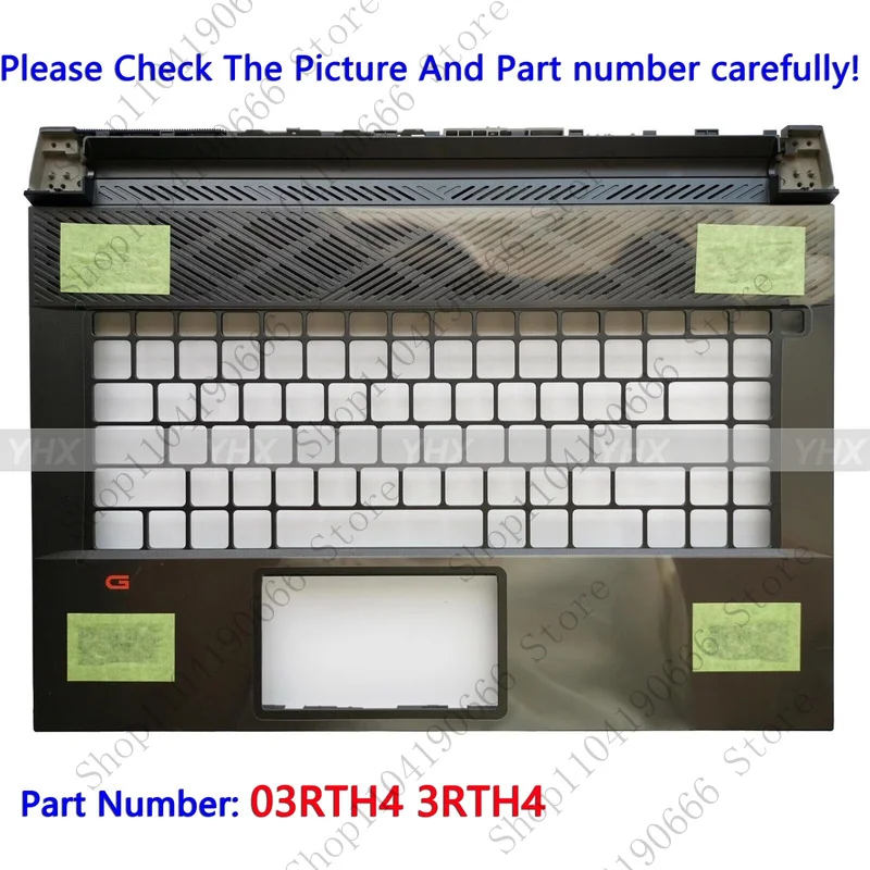

Новый bd для Dell Gaming G16 7630 7635 Palmrst, верхний корпус C, корпус, черный 03RTH4 3RTH4.