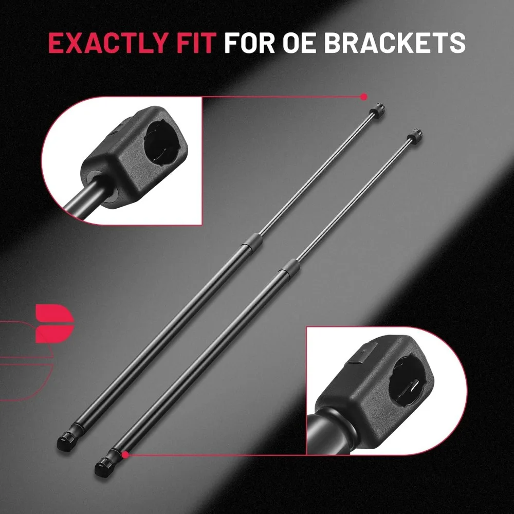 C16-15952 دعامات غاز 180N مقاس 35.5 بوصة لـ Leer Camper Shell/نافذة/صندوق الأدوات (مجموعة من 2) #4