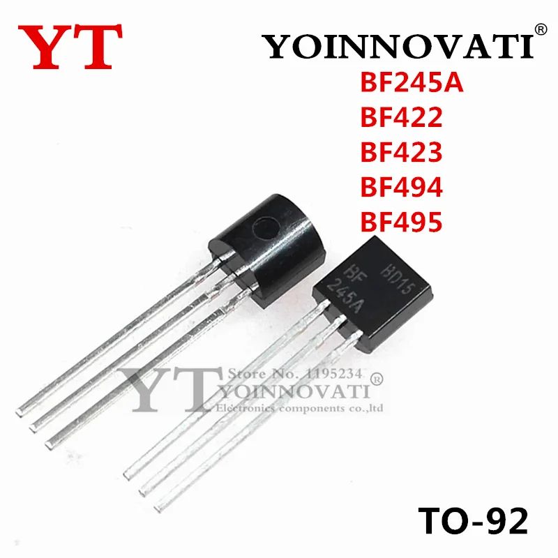 10PCS BF245 BF422 BF423 BF494 BF495 TO-92