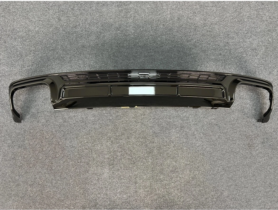 Achterbumper Diffuser Lip Voor Audi A6 S-lijn C8 S6 (Niet Voor Normen) 2019-2022 Auto Achterbumper Diffuser Lip met Uitlaat Tips - afbeelding 1