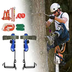 Tree Climbing Gear Kit Pole Climbing Spikes Tree Work Tools Climbing Equipment With Non-Slip Pedal For Outdoor Activities Fruit