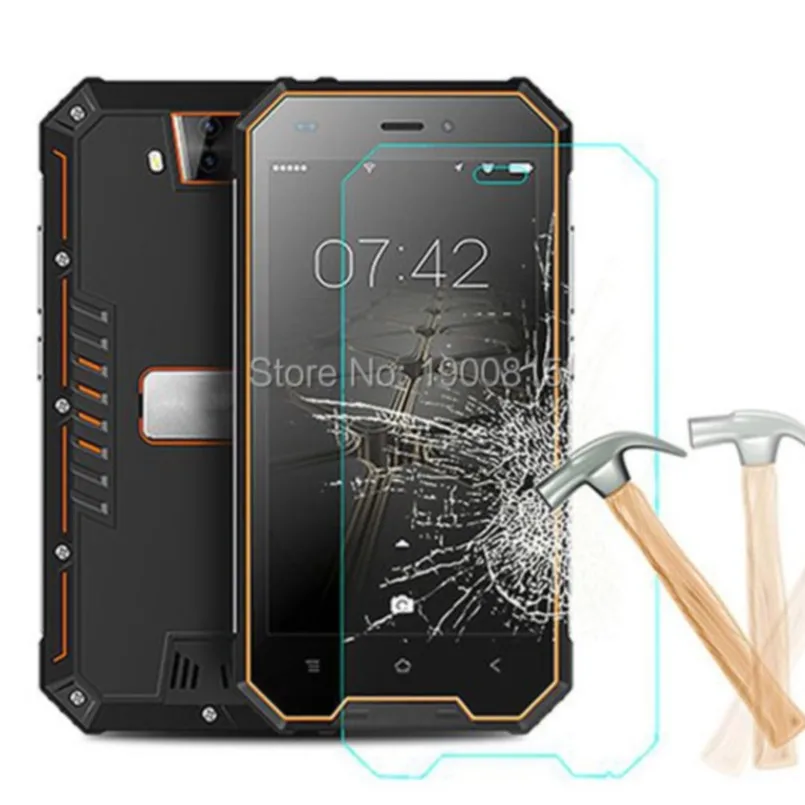 

clear full cover tempered glass guard for blackview bv4000 protective film front cover screen protector on for bv4000 pro