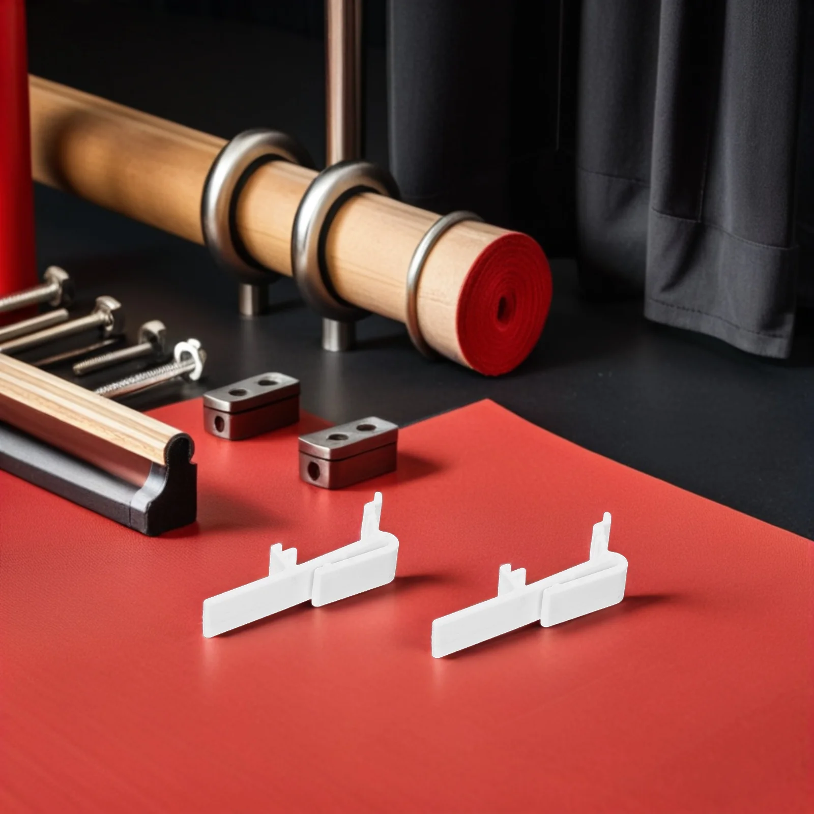 

12Pcs Blind Valance Clips Vertical Window Blind Clips Plastic Curtain Rod Retainers Replacement Slats Accessories