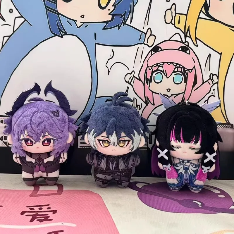

10cm Anime Games Genshin Impact Plush Doll Columbina Damselette Durin Flins Yae Miko Raiden Shogun Shenhe kids toy gift pendant