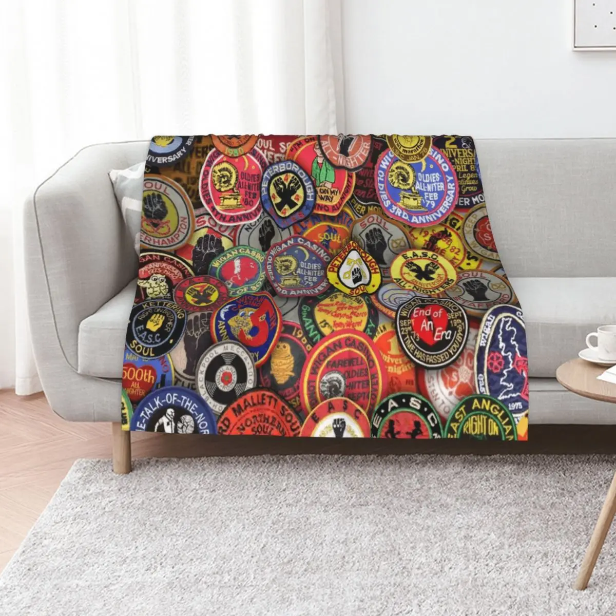northern soul memories Throw Blanket Stylish Couch Blanket for Home Living Room