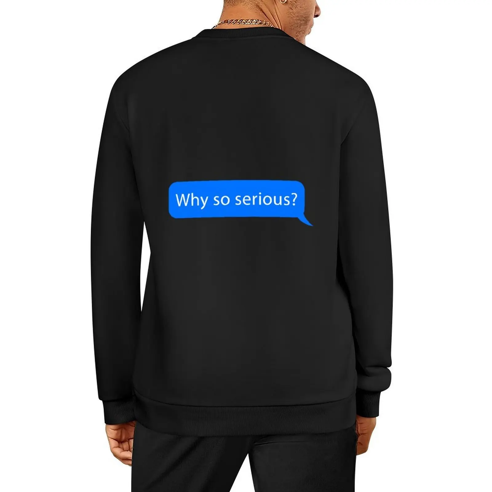

why so serious text Pullover aesthetic clothing korean clothes tracksuit men anime clothing sweatshirts
