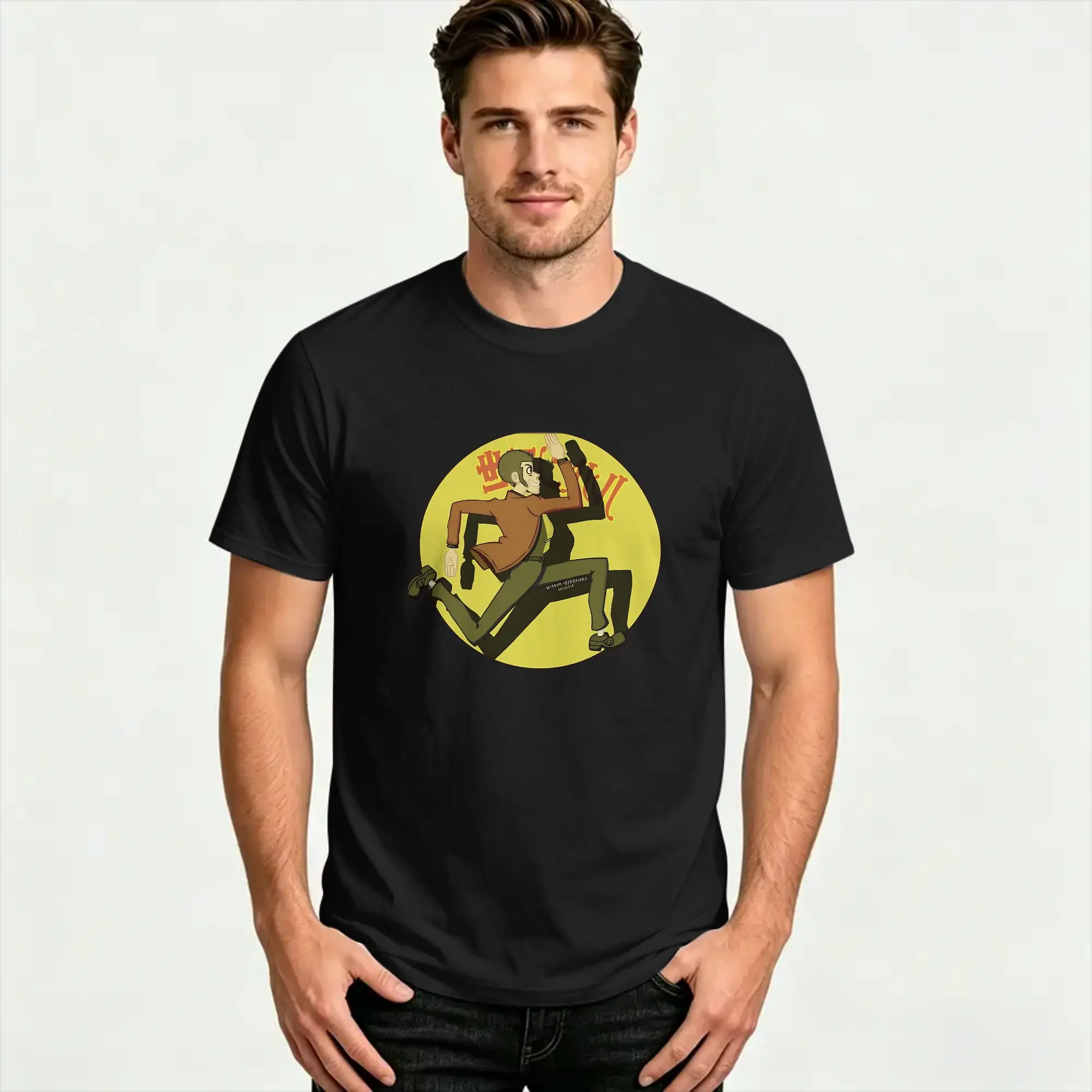 Arsene Lupin The Third  T-Shirts for Men Women  Leisure 100% Cotton Tees Crewneck Short Sleeve T Shirts Printed Clothing