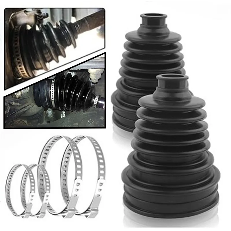 Universelles CV-Manschetten-Set, Staubschutz für Gleichlaufgelenke, für Fahrwerkswellen, Auto-Reparatur, Alterungs- und Verschleißschutz – Detail 1