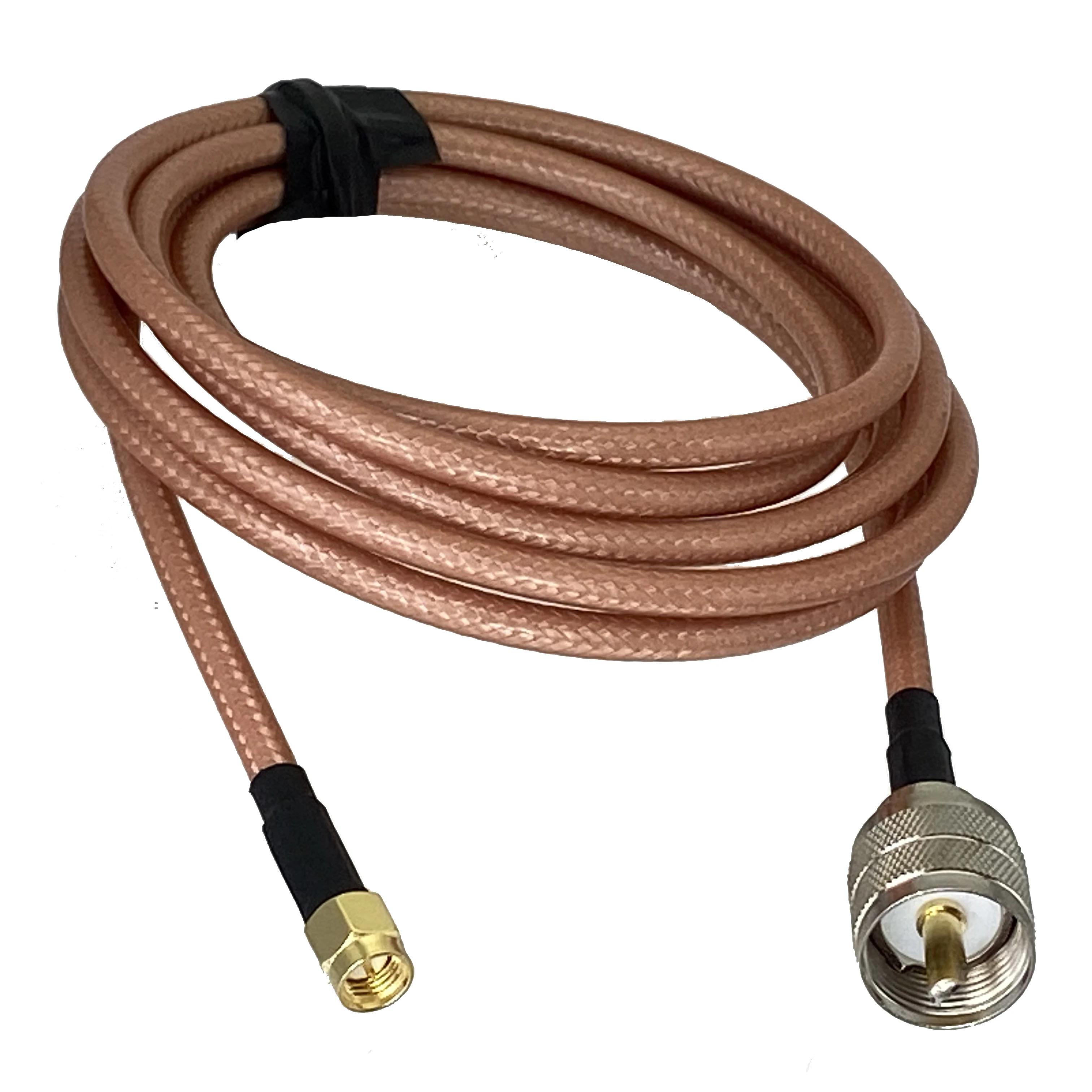 

RG142 UHF PL259 Male plug to SMA Male Plug Straight Connector RF Coaxial Jumper Pigtail Cable Wire Terminals6inch~10M