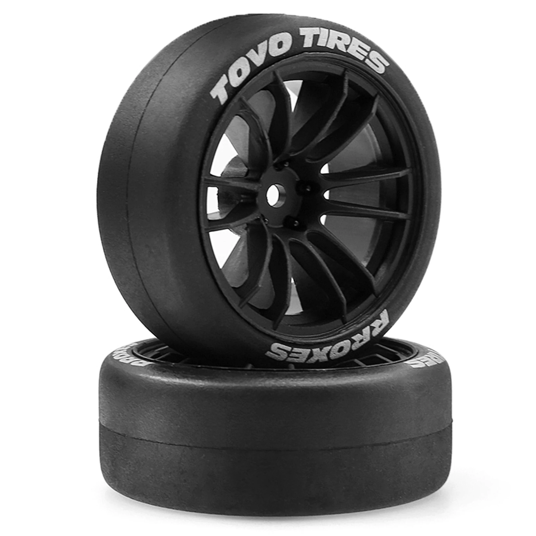 4 Uds 1/10 RC neumáticos de deriva 12mm ruedas de goma hexagonales aptas para Traxxas HSP Tamiya HPI Kyosho coche de deriva de carretera