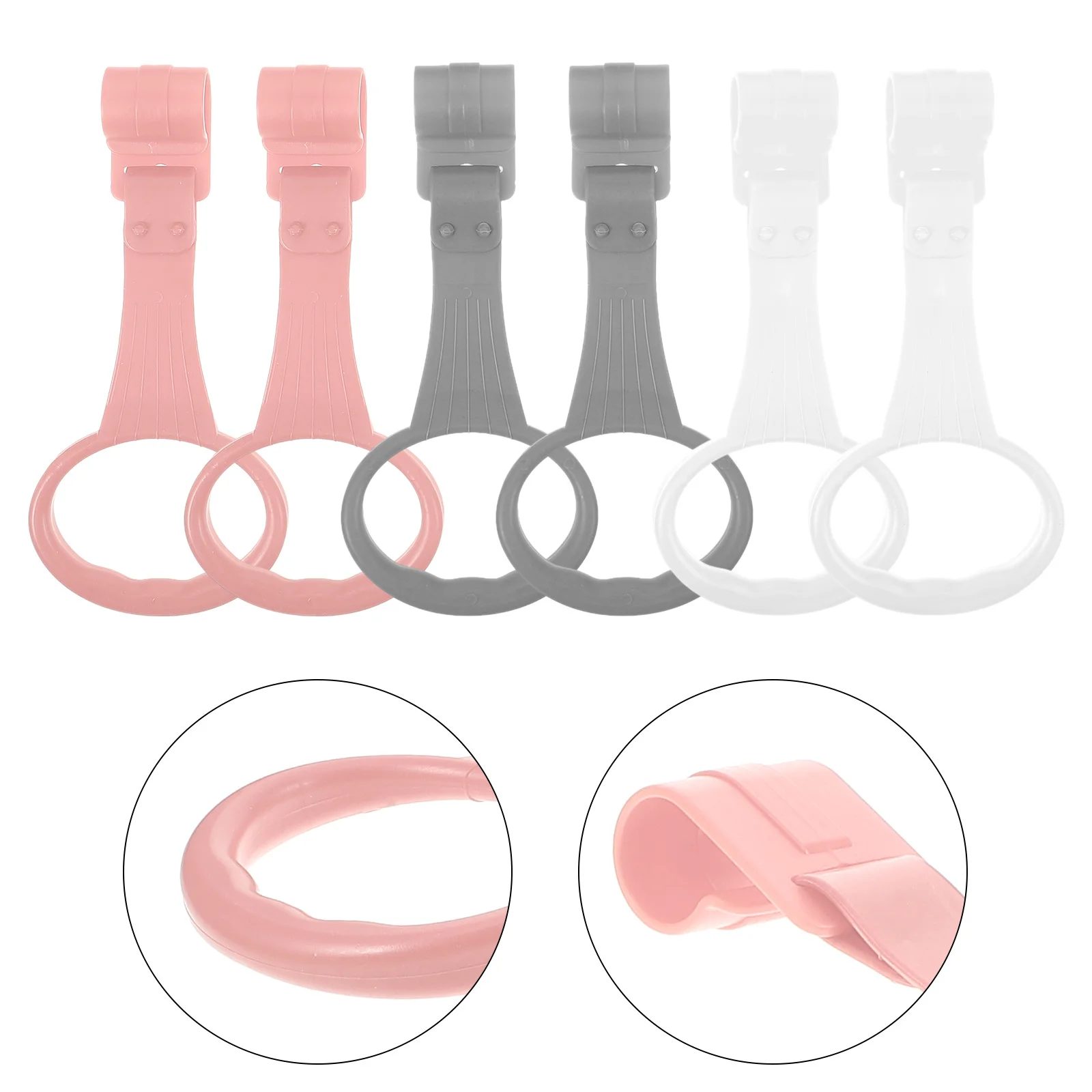 

6 шт., кольца для детской кроватки, кольца для подтягивания детской кроватки, безопасные материалы, инструмент для улучшения координации моторики, инструменты