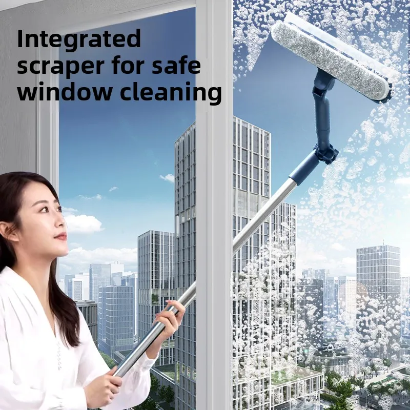 

High-Rise Window Cleaning Scrubber Squeegee Tool Profional Glass Cleaner Household ential New 2025 Model by Guoqi
