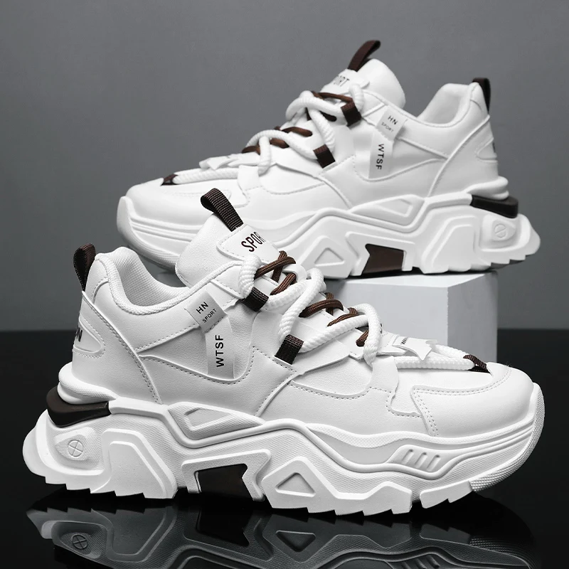 

Men Chunky Sneakers Casual Designer Running Shoes Fashion Non-slip Luxury Brand Shoes for Men Vulcanize Shoes Zapatos De Hombre