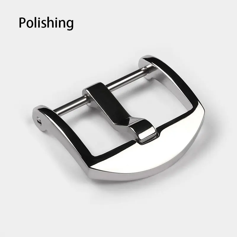 FUYIJIA الرجال مخصص 316L الفولاذ المقاوم للصدأ تلميع دبوس مشبك إبرة عرض 4 مللي متر ساعة المشبك 16 مللي متر 18 مللي متر 20 مللي متر 22 مللي متر 24 مللي متر حزام مشبك