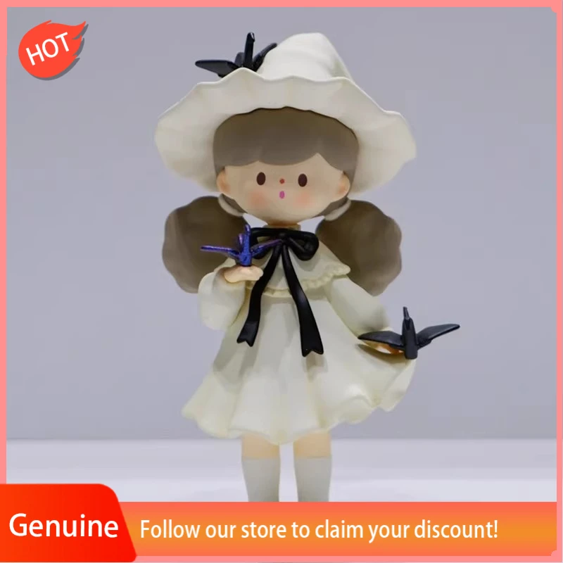 

Genuine Popcorn Sister Molinta Chasing Light Series Handmade Blind Box Toys Desktop Car Furnishings Cute Dolls Gifts