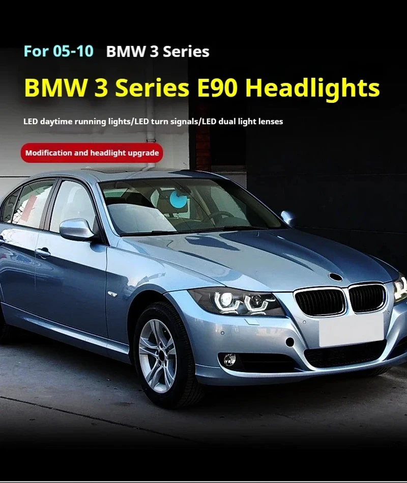 

Car Styling for BMW E90 Headlight 2005-2012 2006 BMW 320i Head Light 325i DRL Turn Signal High Beam Projector Lens