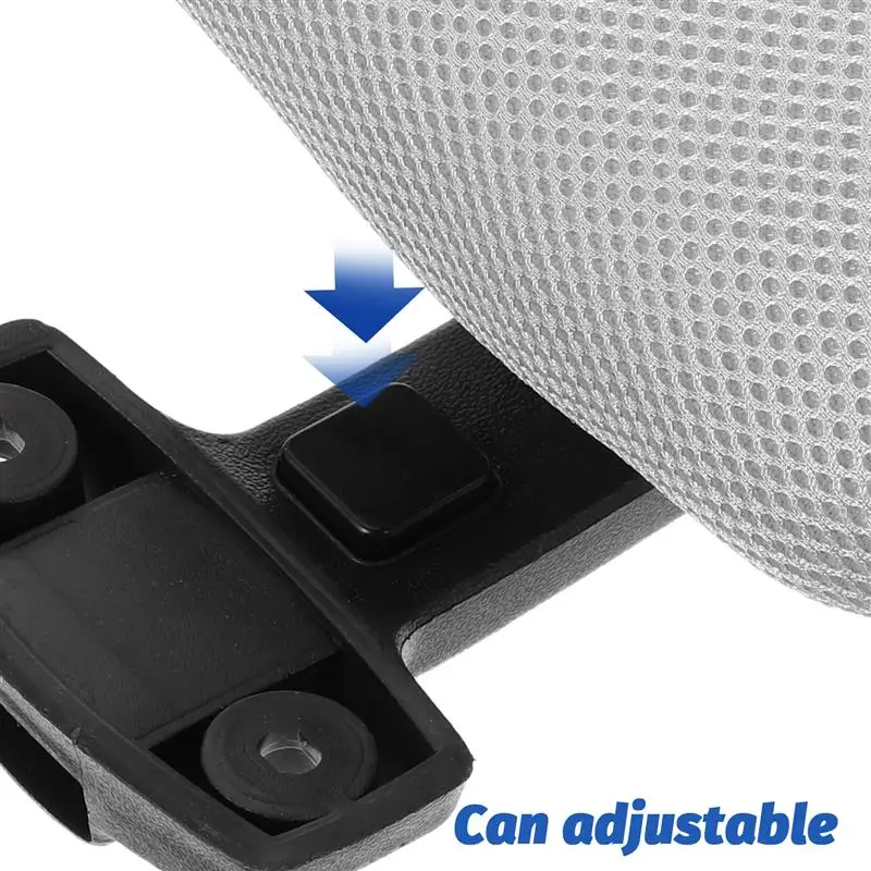 1 Set of Comfortable Computer Chair Head Cushion Height Adjustable Office Chair Headrest Cushion Ergonomic Replacement Pillow