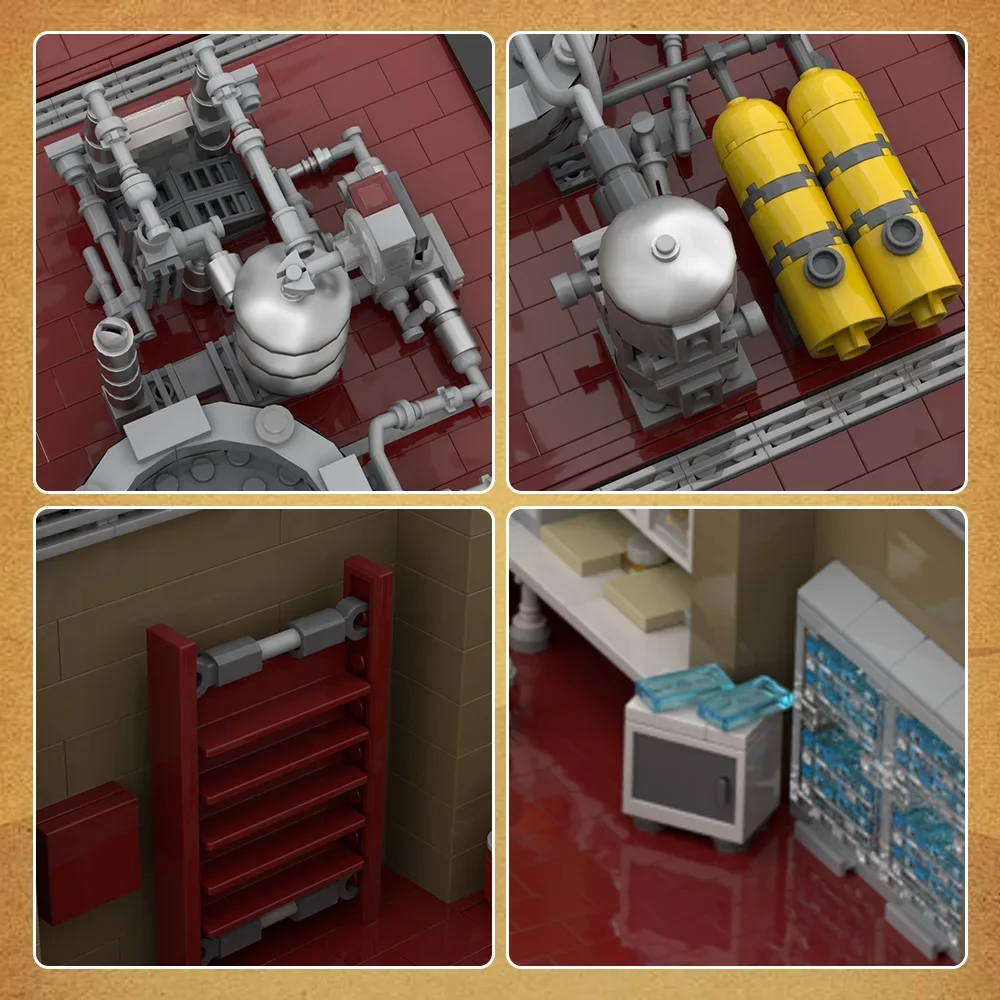 

MOC Breaking Bad The Superlab Bricks Model The Superlab Creative Building Blocks Assembly Toys Children Birthday Gifts