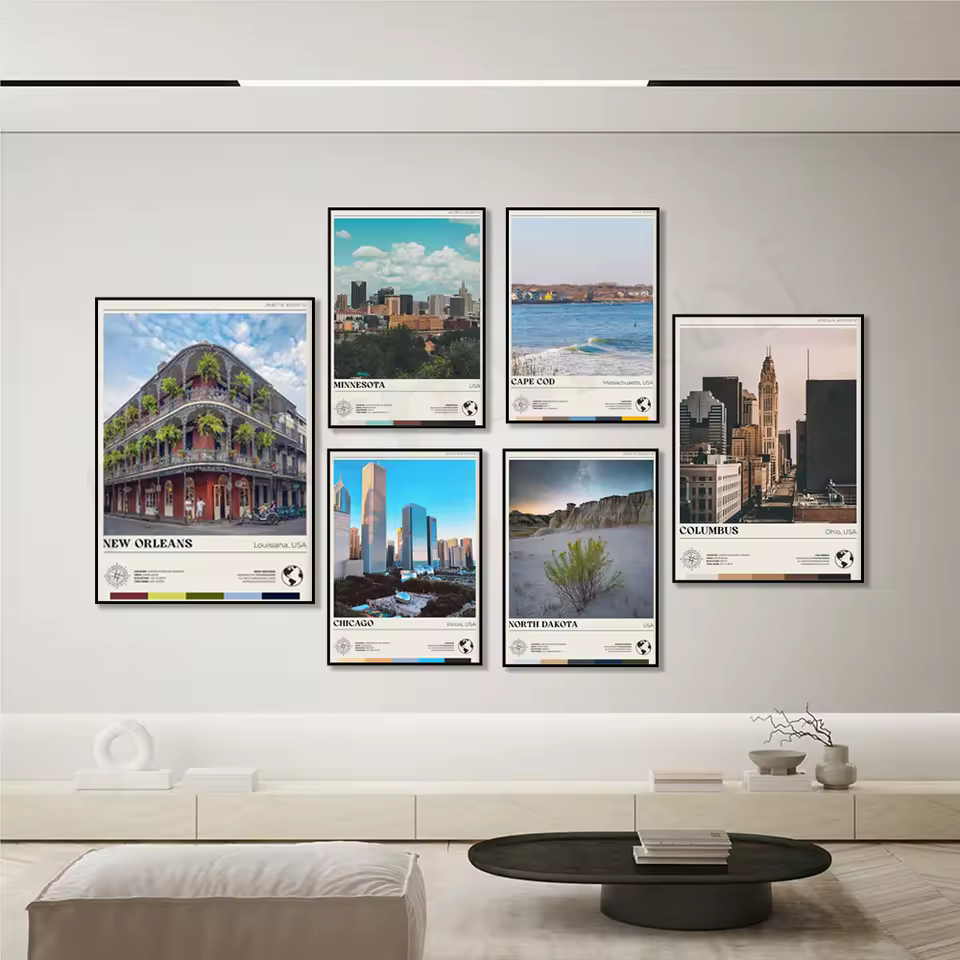 미국 여행 포스터