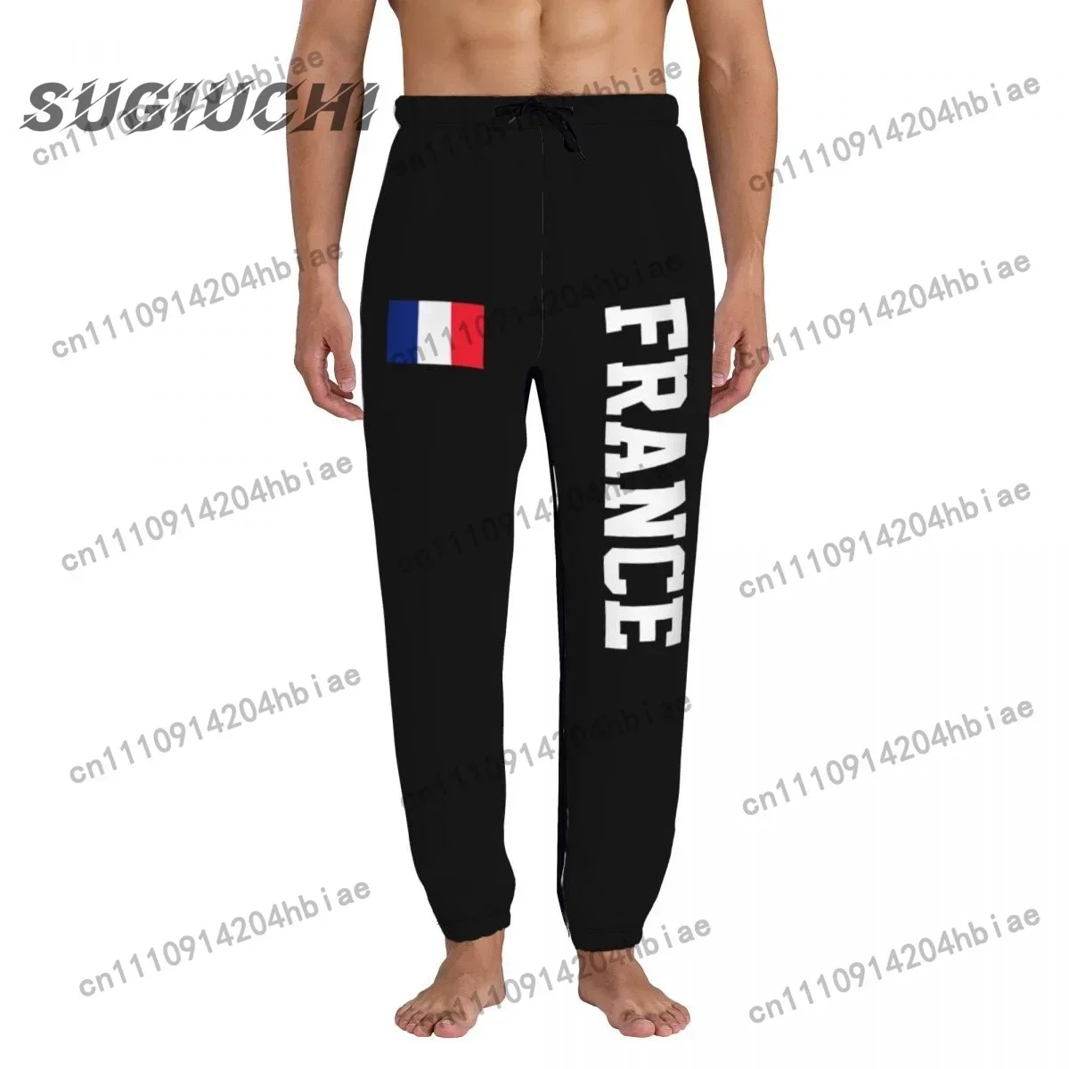 France Country Flag Men's sweatpants mens pants joggers jumpsuit track sweat fitness fleece tactical casual