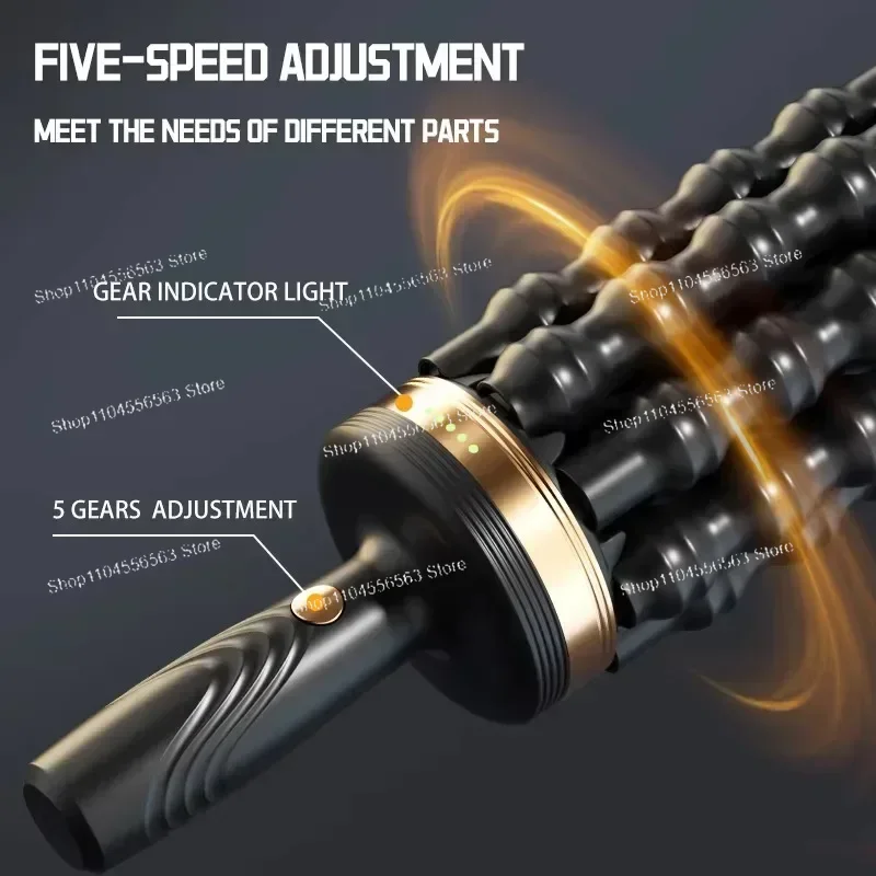 НОВЫЙ беспроводной ролик для тела, электрический массажер для ног, шиацу, разминающий ролик для ног, разминающий икры, глубокое снятие усталости, расслабление мышц