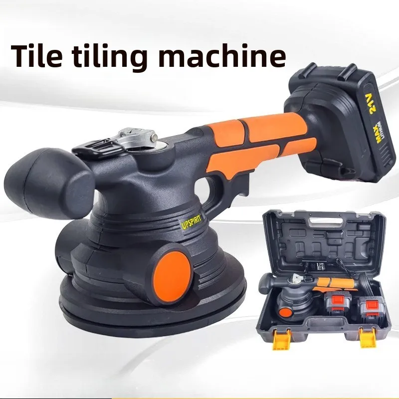 21V Lithium Battery Tile Tiling Machine Electric Strong Suction Cup Tile Sticking Tool Small Tile Laying Vibration