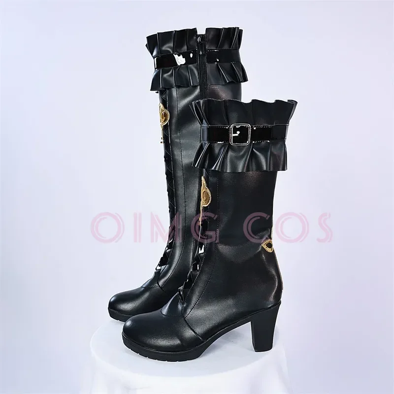 Honkai Star Rail Big Herta Cosplay Halloween hombres zapatos para juego Anime estilo chino