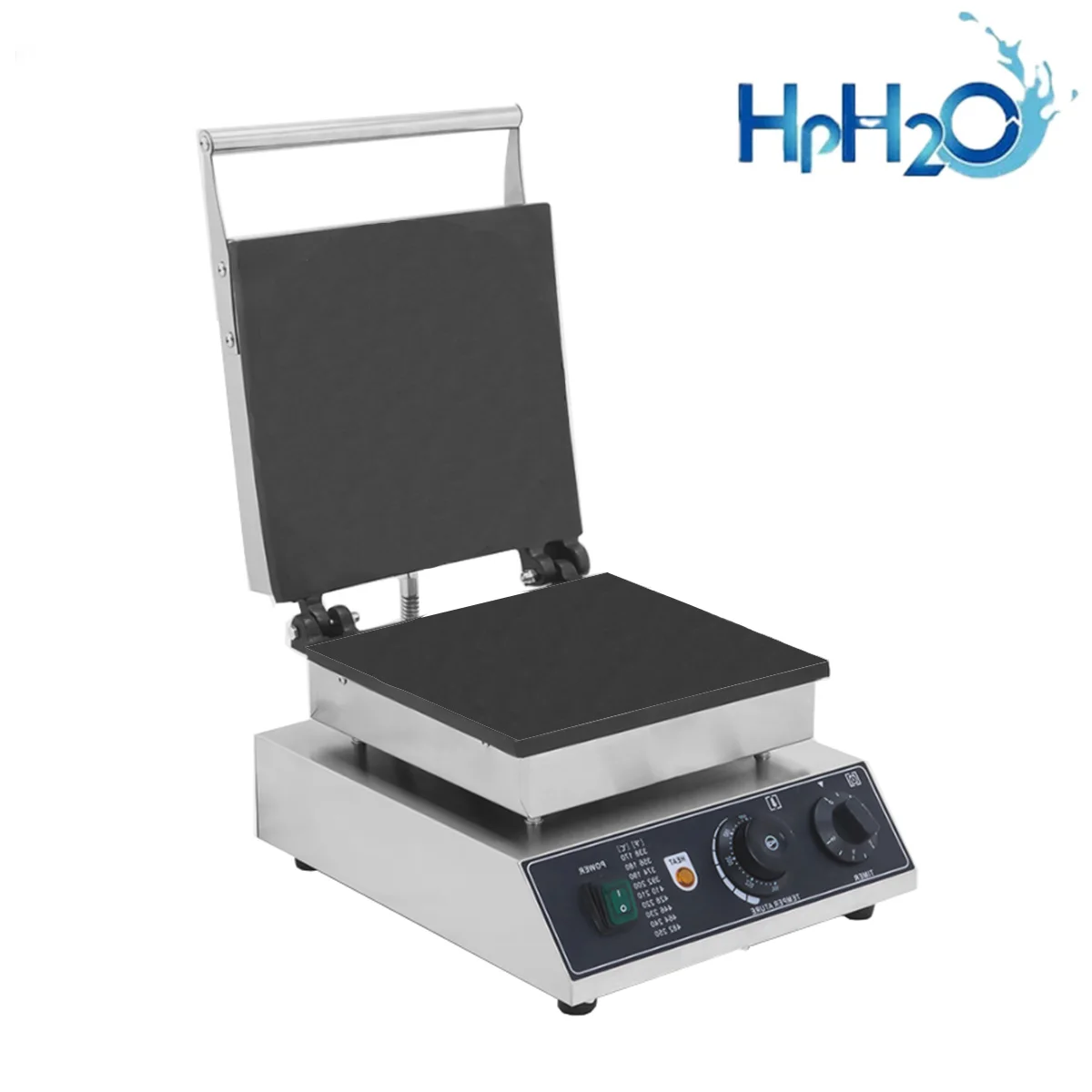 

HPH2O Electric Egg Roll Machine Waffle Cone Maker Non-stick Coating Ice Cream Machine Square Shape Waffle Machine for Kitchen