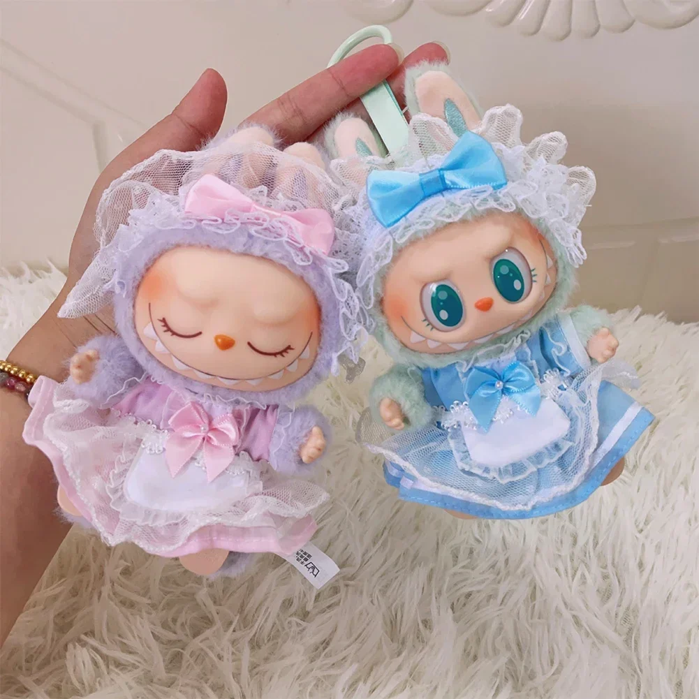 For Korea Kpop Exo Labubu Idol V2 Purple Dress Clothing Gift Mini Doll'S Clothes Outfit Accessories