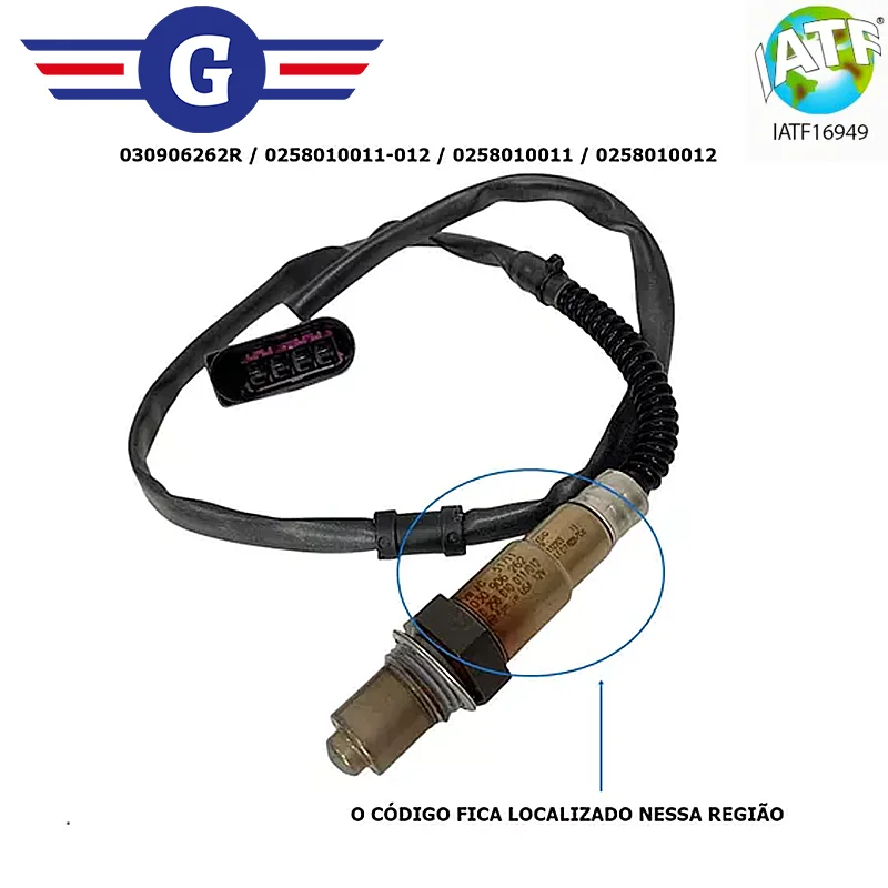 4 Wire Lambda Sensors Probe Air Fuel Oxygen Sensor Compatible with AUDI A3 TT SEAT CORDOBA IBIZA LEON SKODA FABIA OCTAVIA