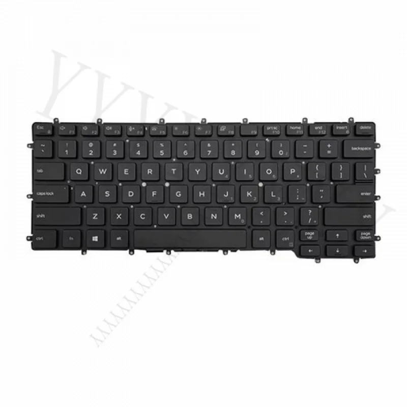 

Y+FOR Клавиатура для ноутбука Dell Latitude 7400 9410 2-в-1 с подсветкой 0476JH