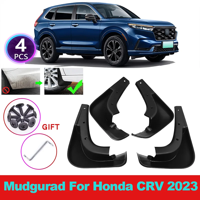 

4PCS Car Fender Cover Wheel Fender Car Mudguards For Honda CRV Accessories 2023-IN Auto Mud Flaps Splash Guard Front Rear Fender