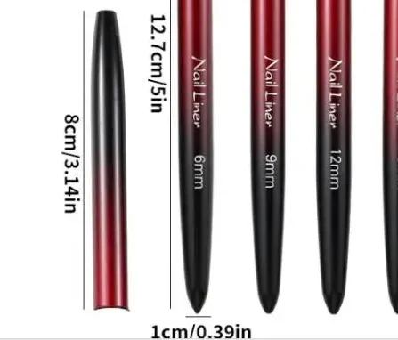 

1 PCS Nail Art Liner Brushes Gel Nail Brush Gel Nail Polish Painting Brush Drawing Nail Art Design Brush Pen
