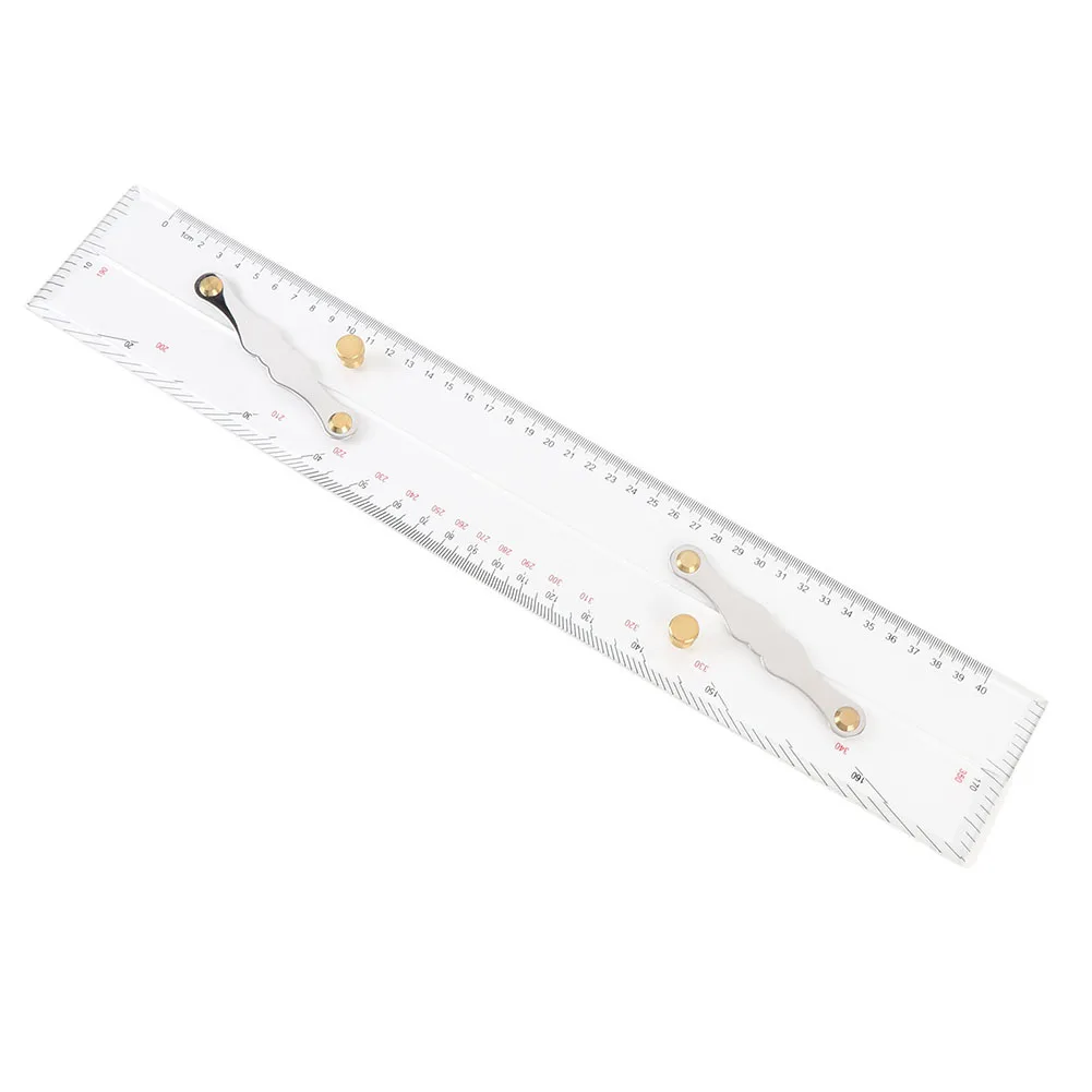 Parallel Ruler for Sea Chart Plotting 450mm Acrylic Material Designed for Marine Navigation with Excellent Light Transmission