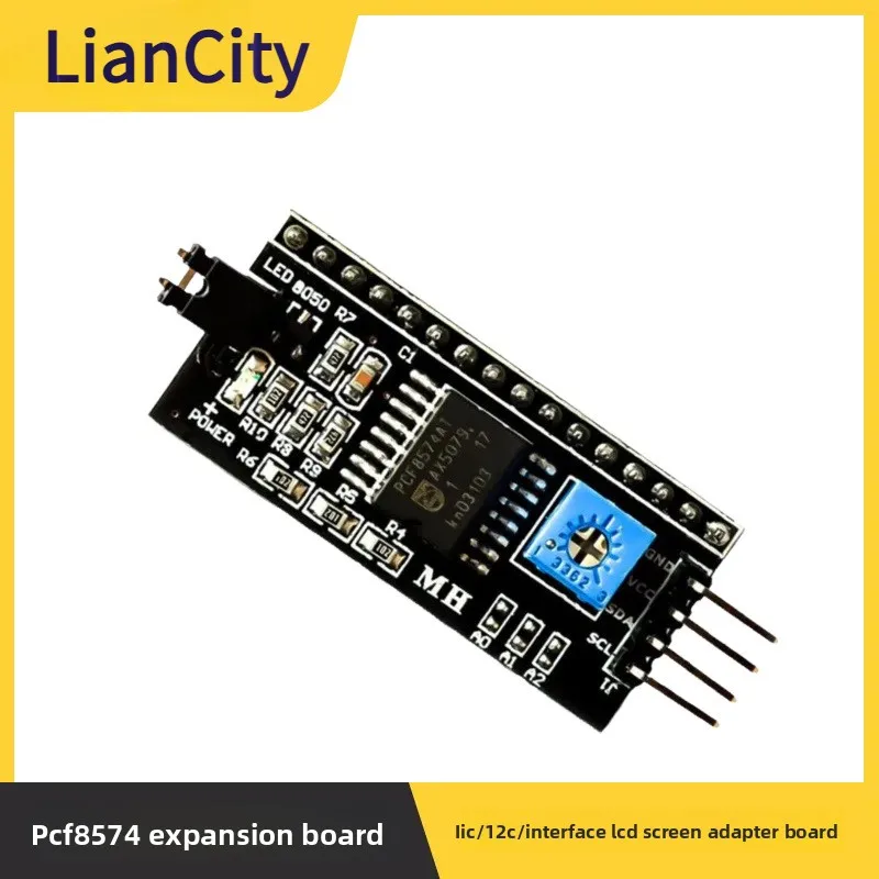IIC/I2C/واجهة LCD1602LCD شاشة محول BoardLCD2004Adapter نسخة PCF8574 لوح تمديد #1