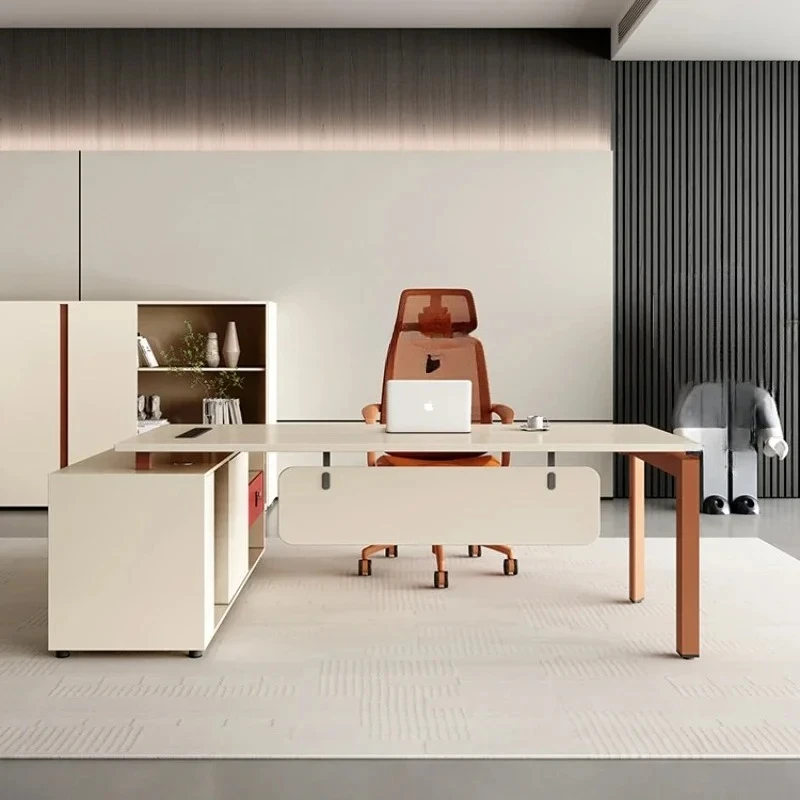 

Простая современная президентская офисная мебель, большой классный стол для руководителя, офисный стол и стул