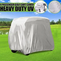 Golf Cart Covers 4 Passenger Waterproof Golf Cart Rain Cover for Most Golf Cart All-Season Protection Golf Cart Accessories