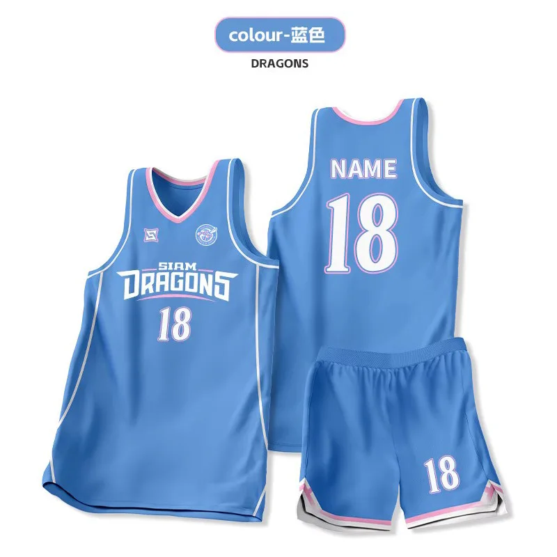 Custom Breathable Quick-Dry Training Suit Women School Competition American Basketball Jersey Sport
