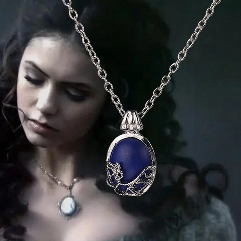 The Vampire Diaries Necklace Vintage Katherine Pendant Fashion Movie Jewelry Cosplay for Women Wholesale