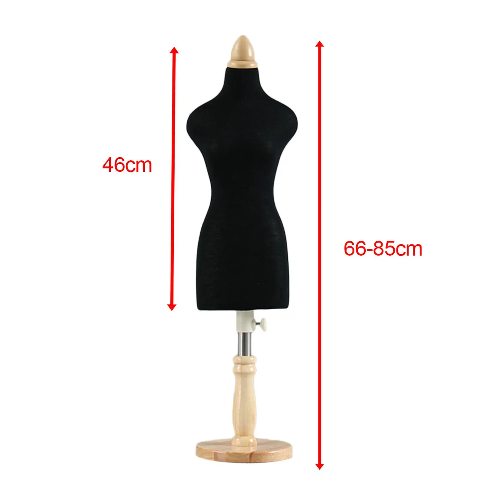 Mini Tailor Dressmaker Doll Female Dress Form Mannequin Doll Dress Display