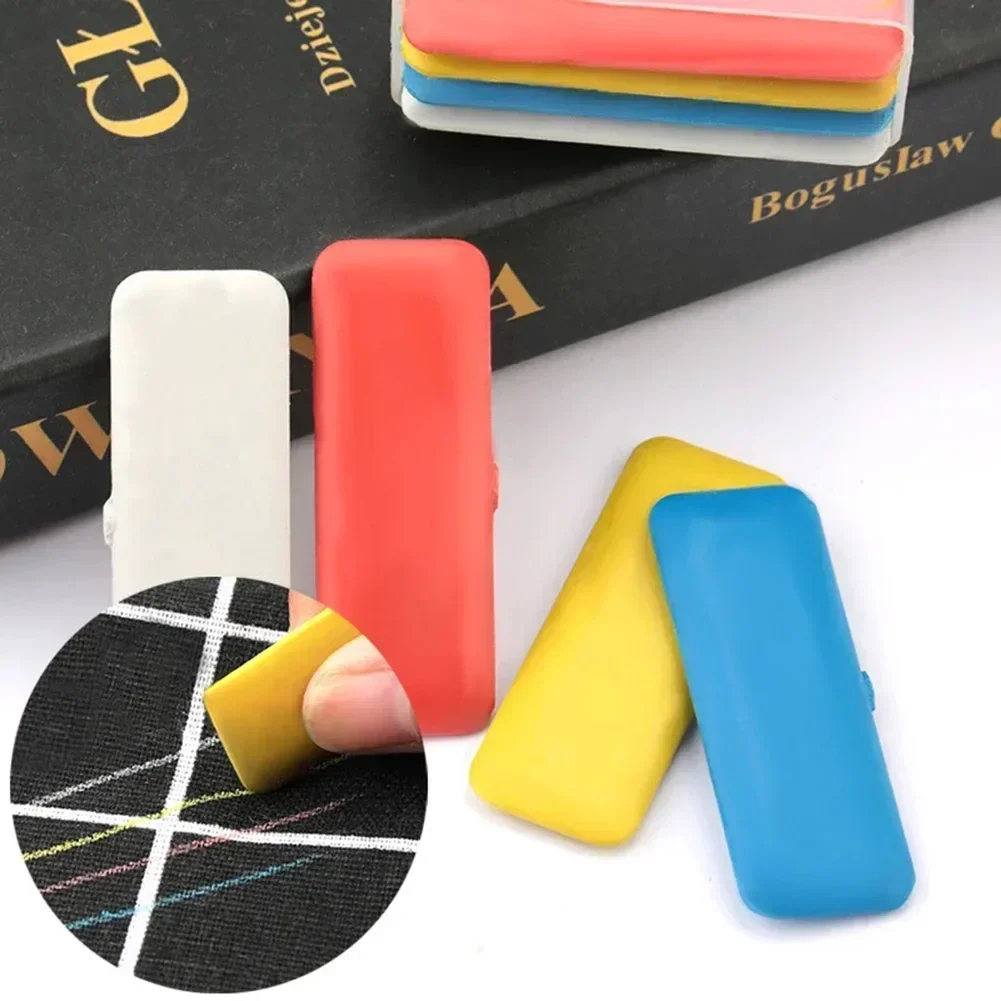 

4PCS/set Fabric Tailor Chalk Color Erasable Fabric Patchwork Marking Clothing DIY Sewing Tool Box Needlework Accessories