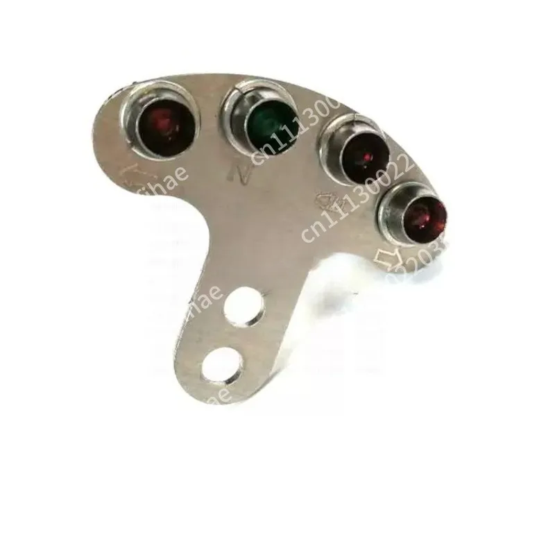 Modified retro indicator light, motorcycle instrument indicator light neutral light high beam turns to stainless steel thickened