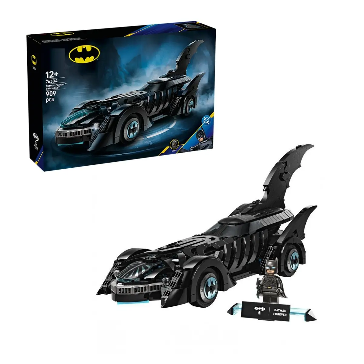 Bloques de construcción del Batmóvil de la serie Superhéroes, modelo clásico del Bat Chariot de 1989, juguetes de ladrillos para niños, regalos de Navidad