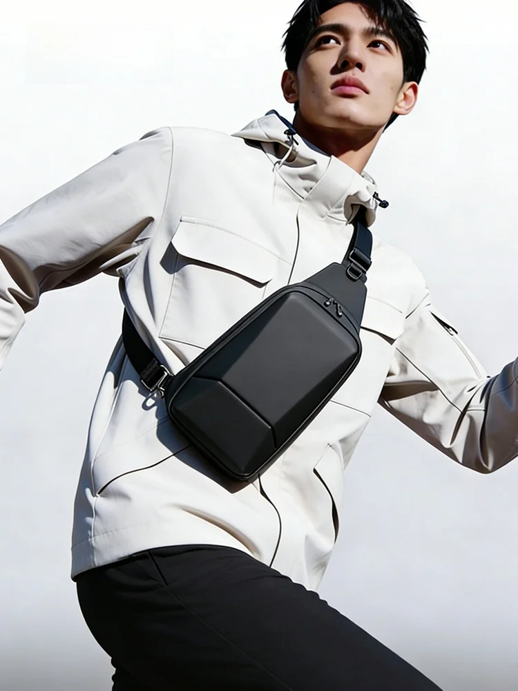 casual-men's-and-women's-chest-bag-travel-lightweight-oxford-fabric-single-shoulder-crossbody-fashionable-leisure-small-backpack