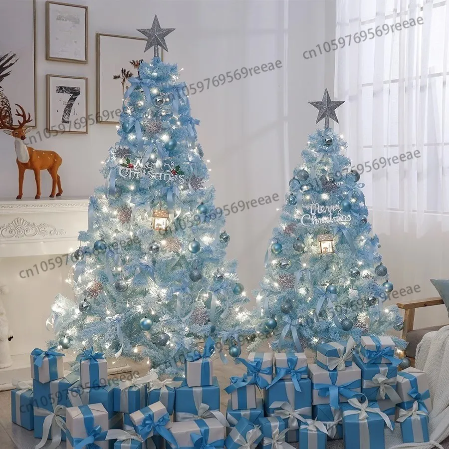 

Blue Christmas Tree /1.5/1.8/2.1/2.4/ 3m Living Room Scene Christmas Decorations Home Ornaments Tree