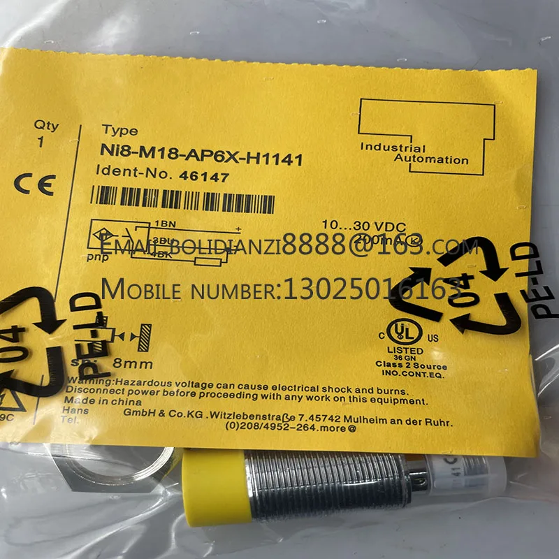 

The brand-new original sensor NI8-M18-AP6X/AN6X/RN6X/AD4X-H1141 warranty for one year in stock