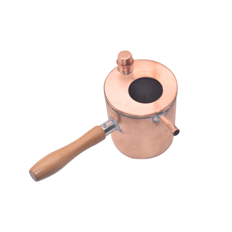 

Beeswax Melter Beeswax Melting Pot Portable Red Copper With Wooden Handle Bee Wax Melting Pot Pouring Pot Beekeeping Tool