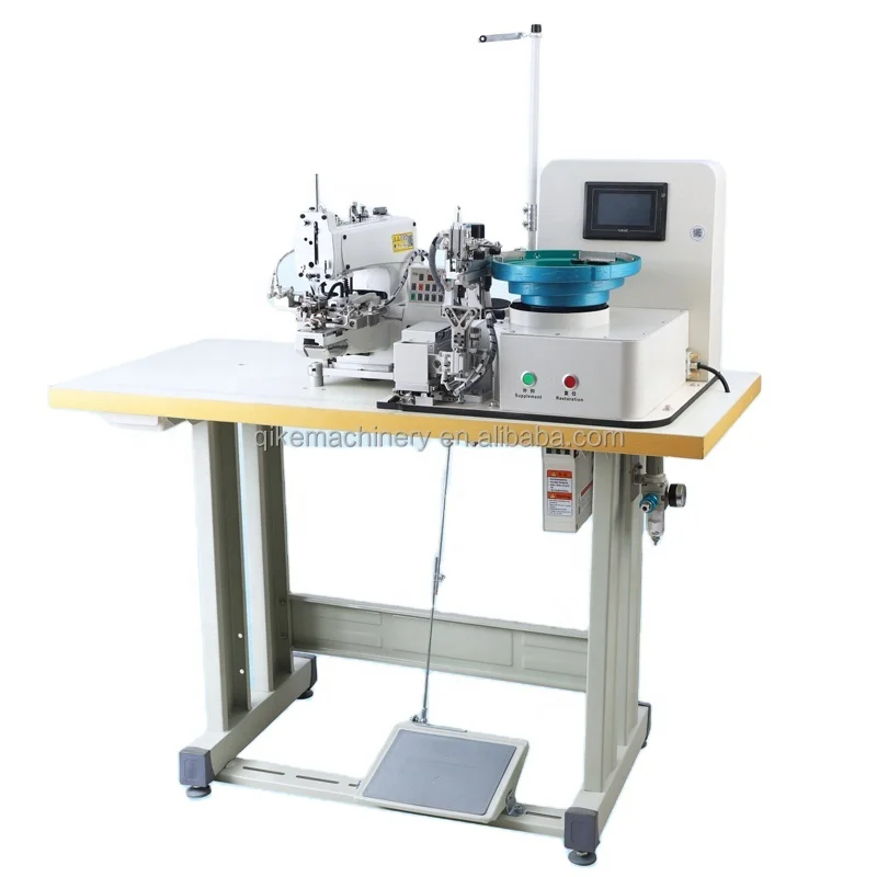 QK-998-1 Good quality automatic computer button attaching machine flat button industrial sewing machine  price