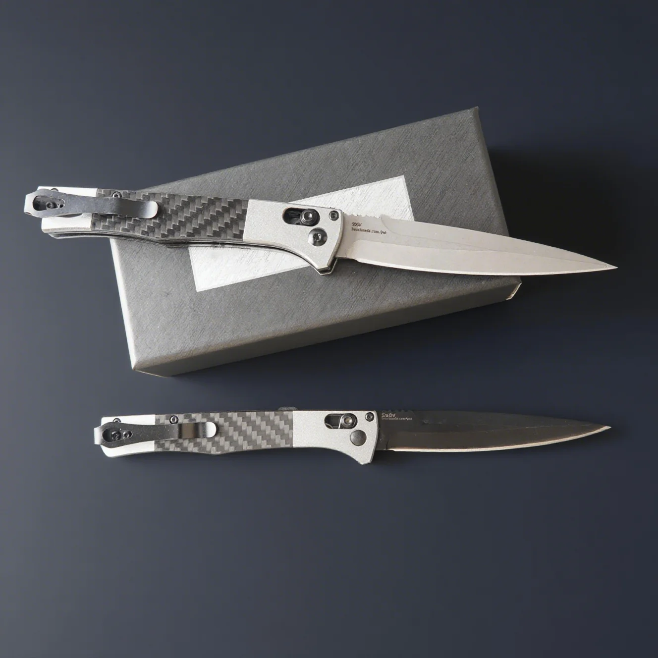 4170BK Кемпинговый нож, суперсталь S90V, 3,95-дюймовое лазерное лезвие, складной нож с алюминиевой ручкой, снаряжение для выживания в дикой природе