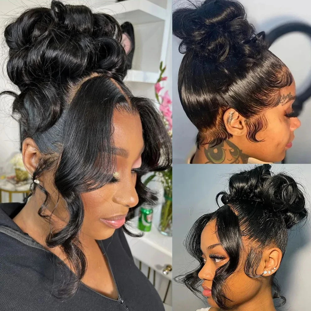 

13x4 13x6 360 Hd Transparent Lace Front Wigs 250% Body Wave Human Hair Wig Brazilian 30Inch Body Wave Lace Frontal Wig For Women